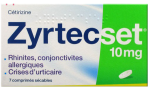 UCB Zyrtecset 10mg 7 comprimés sécables