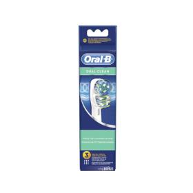 ORAL B 3 brossettes de rechange dual clean
