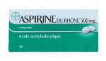 BAYER Aspirine du rhône 500mg 20 comprimés
