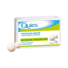 QUIES Protection auditive en cire 12 paires