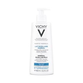 VICHY Pureté thermale lait micellaire mineral peaux sèches 400ml