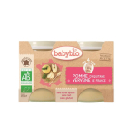 BABYBIO Mes fruits pots pomme d'Aquitaine dès 4 mois 2 x 130g