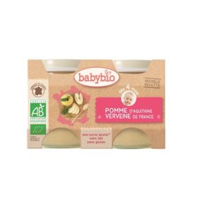 BABYBIO Mes fruits pots pomme d'Aquitaine dès 4 mois 2 x 130g