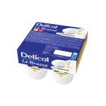 DELICAL Dessert lacté HP HC le brassé vanille 4x200g