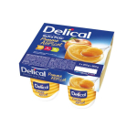 DELICAL Dessert aux fruits nutra'pote pomme abricot 4x200g