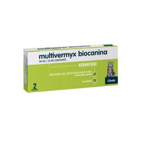 BIOCANINA Multivermyx chat 2 comprimés sécables