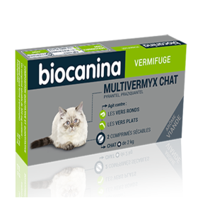 BIOCANINA Multivermyx chat 2 comprimés sécables