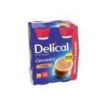 DELICAL Boisson HP HC concentré sans lactose café 4x200ml