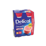 DELICAL Boisson HP HC concentré sans lactose fraise 4x200ml