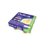 DELICAL Crème dessert HP HC edulcorée sans sucres vanille 4x200g