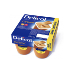 DELICAL Crème dessert sans lactose HP HC caramel 4x200g