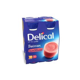 DELICAL Lactée boisson HP HC fruits rouges 4x200g