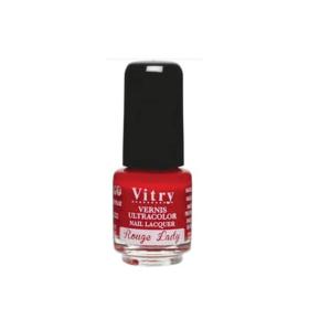 VITRY Vernis à ongles rouge lady 4ml