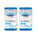 DUREX Invisible extra fin sensibilité ultime lot 2x10 préservatifs