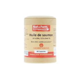 NAT & FORM Écoresponsable huile de saumon 60 capsules