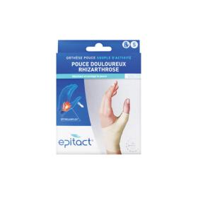 EPITACT Orthèse proprioceptive souple pouce douloureux main gauche taille S