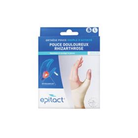 EPITACT Orthèse proprioceptive souple pouce douloureux main gauche taille L