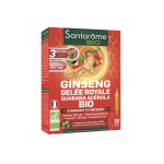 SANTAROME Bio ginseng gelée royale guarana acérola 20 ampoules