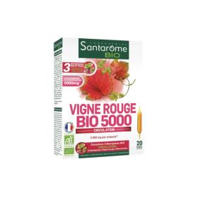 SANTAROME Vigne rouge bio 5000 20 ampoules