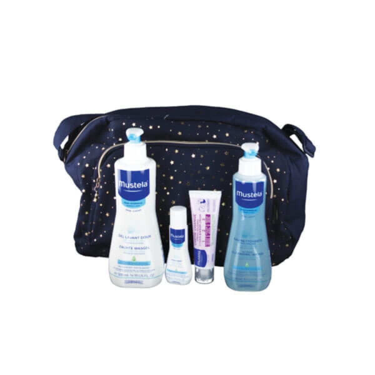 Vanity Set Mustela 2024 Blu - Borsa Con Prodotti Bagnetto Neonato - Foto 9