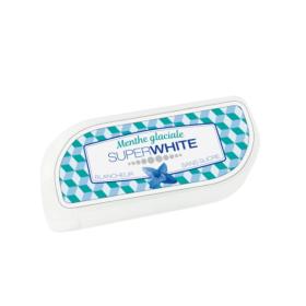 SUPER WHITE Menthe glaciale blancheur 50 pastilles sans sucre
