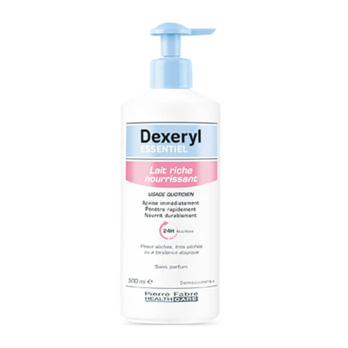 Dexeryl Essentiel Lait Riche Nourrissant 500ml Parapharmacie Pharmarket