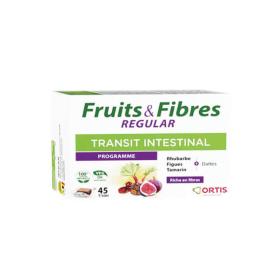 ORTIS Fruits & fibres regular 45 cubes à mâcher