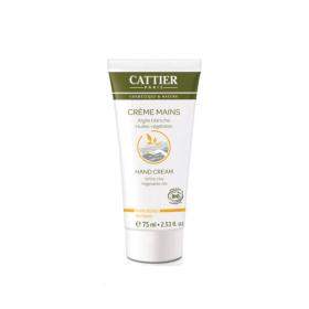 CATTIER Crème mains argile blanche 75ml