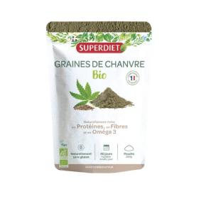 SUPER DIET Graines de chanvre bio poudre 200g