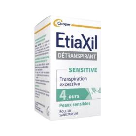 ETIAXIL Détranspirant aisselles peau sensible bille 15ml