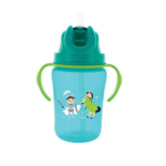 DODIE Tasse paille couleur verte 18 mois et + 350ml