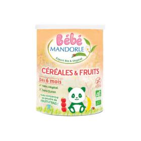 BÉBÉ MANDORLE Céréales & fruits dès 6 mois 400g