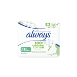 ALWAYS Cotton protection 100% organic cotton 12 serviettes hygiéniques normal