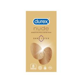 DUREX Nude sans latex 8 préservatifs