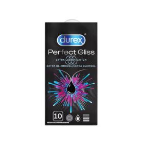 DUREX Perfect gliss extra lubrification 10 préservatifs