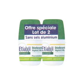 ETIAXIL Déodorant roll-on végétal 24h sans aluminium 50ml