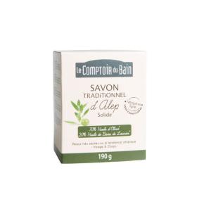 LE COMPTOIR DU BAIN Savon traditionnel d'alep solide 190g