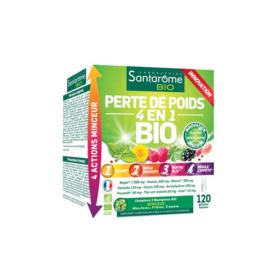 SANTAROME Bio perte de poids 4 en 1 120 gélules