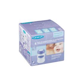 LANSINOH Pots de conservation de lait maternel 4x160ml