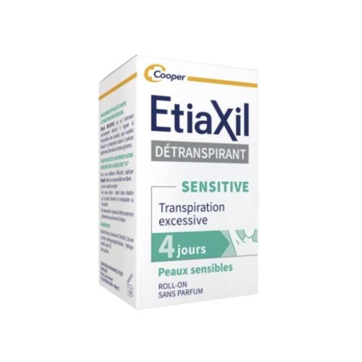 ETIAXIL Détranspirant traitement transpiration excessive peaux