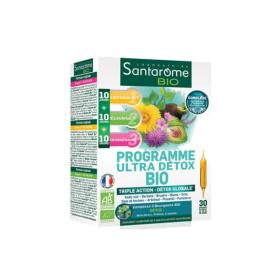 SANTAROME Bio programme ultra détox 30 ampoules