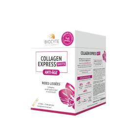 BIOCYTE Collagen express shots anti-âge rides lissées 12 fioles