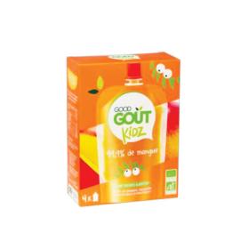 GOOD GOÛT kidz 99,9% de mangue dès 3 ans 4x90g