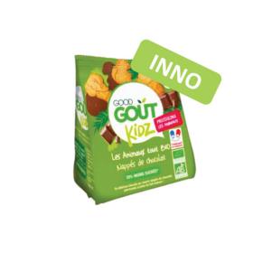 GOOD GOÛT Les animaux tout bio nappés de chocolat 120g