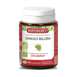 SUPER DIET Ginkgo biloba bio 80 comprimés