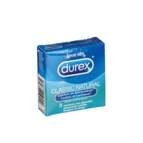 DUREX Classic natural 3 préservatifs