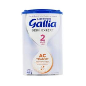 GALLIA Bébé expert 2ème âge AC transit 800g