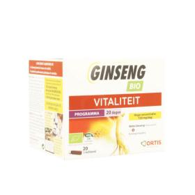 ORTIS Ginseng bio vitalité 20 fioles