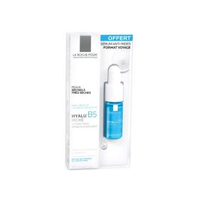 LA ROCHE POSAY Hyalu B5 riche soin anti-rides réparateur repulpant 40ml + sérum concentré anti-rides réparateur repulpant 10ml