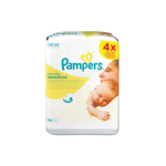 PAMPERS Sensitive lot 4x50 lingettes bébé